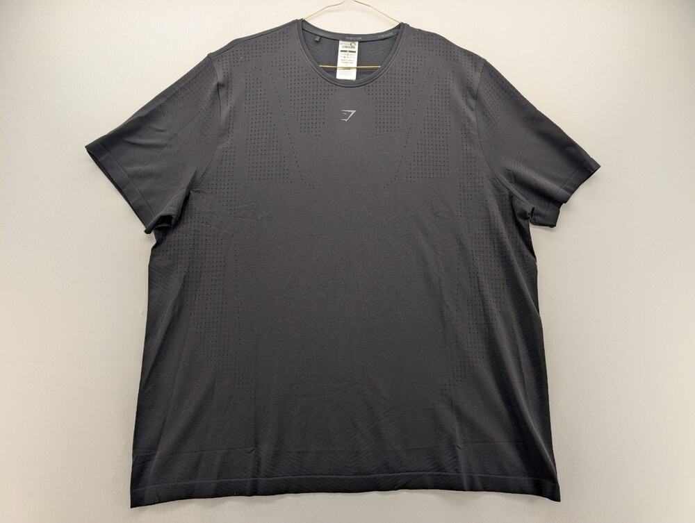 New Gymshark Men's Seamless Running T-Shirt in Black size XL